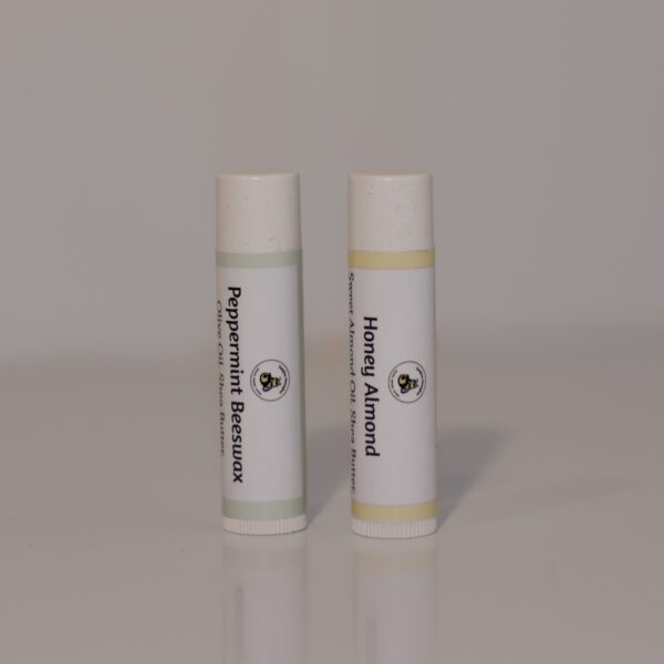 Beeswax lip balm tubes