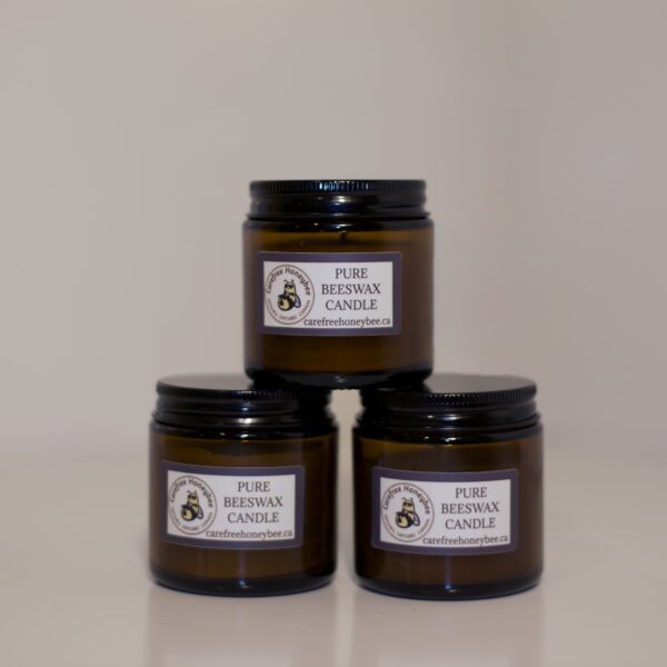 Beeswax Candle in a Jar