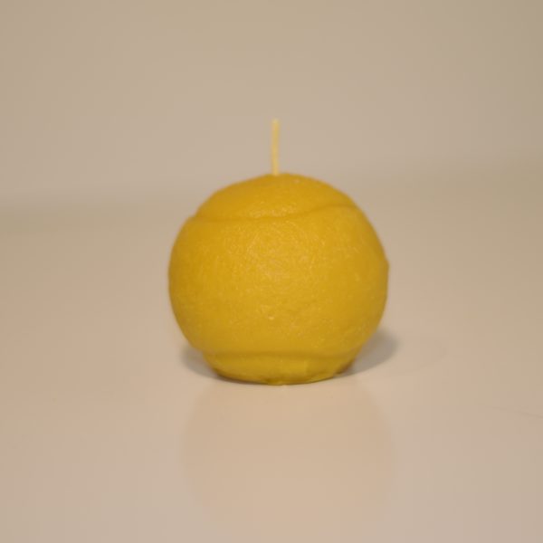 Tennis Ball Beeswax Candle